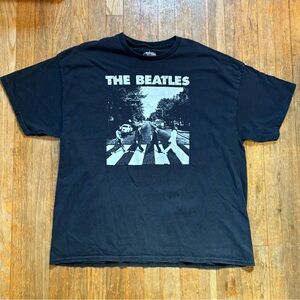 The Beatles Abbey Road Black Tshirt ~ Men's sz XXL